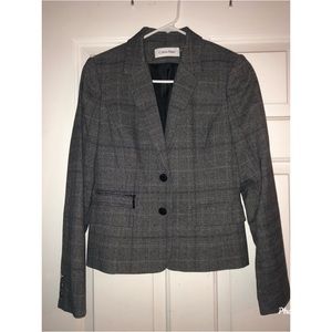 New Calvin Klein gray blazer